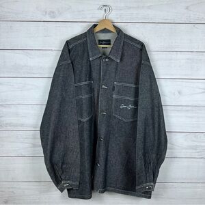 Vintage Y2K Sean John Black Denim Suit Set Jacket & Jeans XL and 40/33